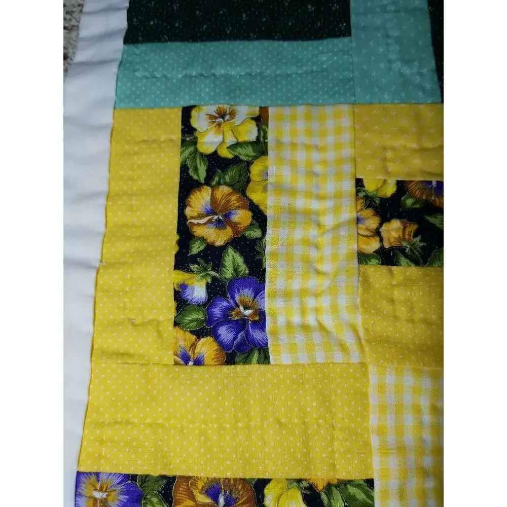 Patchwork Colorful Handstitched 37.5